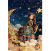 Ημερολόγιο ημερήσιο 2027 Contax Girl on the moon σκληρόδετο 14x21cm - 57612