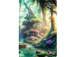Ημερολόγιο ημερήσιο 2027 Contax Magical Forest σκληρόδετο 14x21cm - 57609