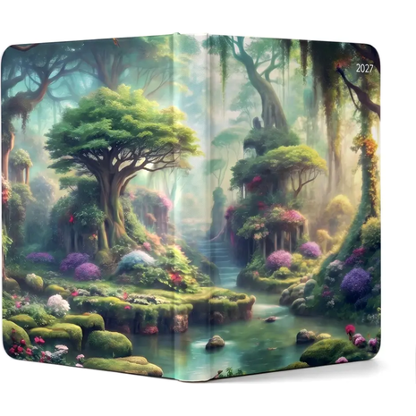 Ημερολόγιο ημερήσιο 2027 Contax Magical Forest σκληρόδετο 14x21cm - 57609