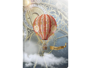 Ημερολόγιο ημερήσιο 2027 Contax Hor Air Baloon σκληρόδετο 14x21cm - 57607