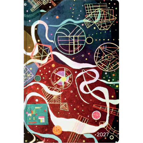 Ημερολόγιο ημερήσιο 2027 Contax Wassily Kandinsky - Movement σκληρόδετο 14x21cm - 57217