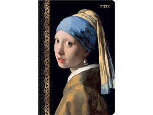 Ημερολόγιο ημερήσιο 2027 Contax Vermeer  - Girl with the pearl earring σκληρόδετο 14x21cm - 57106
