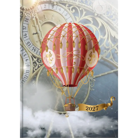 Ημερολόγιο ημερήσιο 2027 Contax Hor Air Baloon σκληρόδετο 10x14cm - 56607