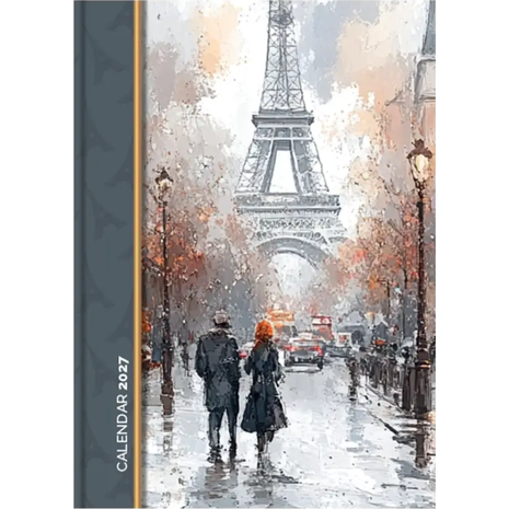 Ημερολόγιο ημερήσιο 2027 Contax Paris σκληρόδετο 10x14cm - 56351