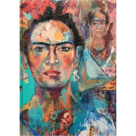 Ημερολόγιο ημερήσιο 2027 Contax Frida Kahlo σκληρόδετο 10x14cm - 56208