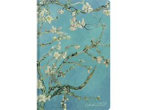 Ημερολόγιο ημερήσιο 2027 Contax Van Gogh - Almond Blossom σκληρόδετο 14x21cm - 57204