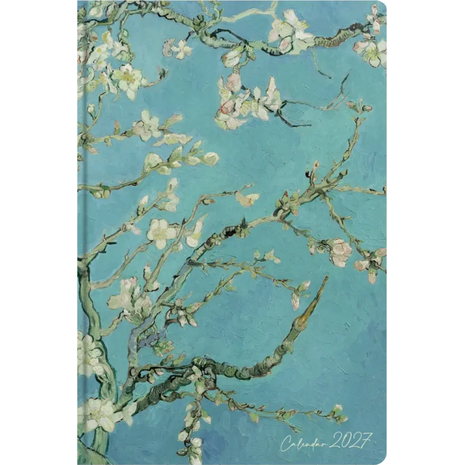 Ημερολόγιο ημερήσιο 2027 Contax Van Gogh - Almond Blossom σκληρόδετο 14x21cm - 57204