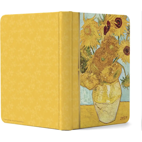 Ημερολόγιο ημερήσιο 2027 Contax Van Gogh - Sunflowers σκληρόδετο 14x21cm - 57125