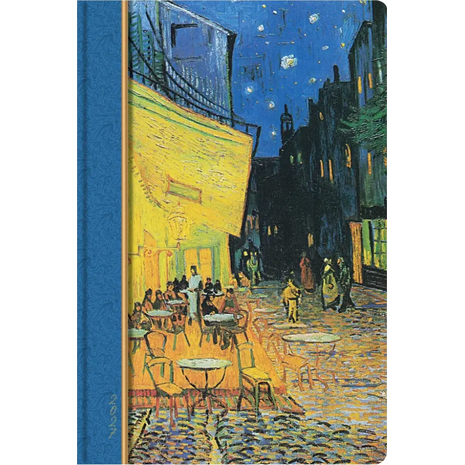 Ημερολόγιο ημερήσιο 2027 Contax Van Gogh - Café Terrace at Night σκληρόδετο 14x21cm - 57124
