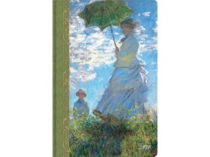 Ημερολόγιο ημερήσιο 2027 Contax Monet  - Woman with a Parasol σκληρόδετο 14x21cm - 57114