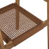 ΠΟΛΥΘΡΟΝΑ CHARLOTTE HM9637.01 ΞΥΛΟ TEAK & ΚΑΦΕ ΣΧΟΙΝΙ--B'ΔΙΑΛΟΓΗΣ 59x54x83Y εκ.