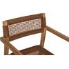ΠΟΛΥΘΡΟΝΑ CHARLOTTE HM9637.01 ΞΥΛΟ TEAK & ΚΑΦΕ ΣΧΟΙΝΙ--B'ΔΙΑΛΟΓΗΣ 59x54x83Y εκ.