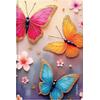 Ημερολόγιο ημερήσιο 2027 Contax Butterflies σκληρόδετο 14x21cm - 57507