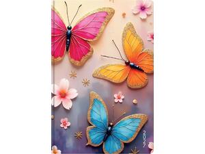 Ημερολόγιο ημερήσιο 2027 Contax Butterflies σκληρόδετο 14x21cm - 57507