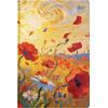 Ημερολόγιο ημερήσιο 2027 Contax Poppies σκληρόδετο 14x21cm - 57419