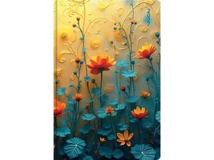 Ημερολόγιο ημερήσιο 2027 Contax Flowers σκληρόδετο 14x21cm - 57417