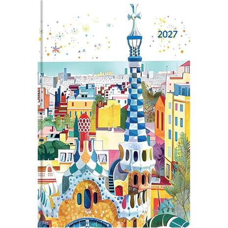 Ημερολόγιο ημερήσιο 2027 Contax Barcelona σκληρόδετο 14x21cm - 57353