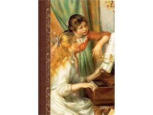 Ημερολόγιο ημερήσιο 2027 Contax Renoir - Two Young Girls at the Piano σκληρόδετο 14x21cm - 57113
