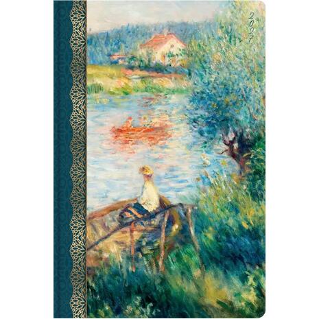 Ημερολόγιο ημερήσιο 2027 Contax Renoir - Boating in Bougival σκληρόδετο 14x21cm - 57103