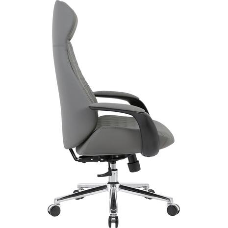 ΚΑΡΕΚΛΑ ΓΡΑΦΕΙΟΥ PREMIUM VELUM HM1233.10 ΓΚΡΙ PU--ΒΑΣΗ ΧΡΩΜΙΟΥ 71x69x116-122Υεκ.