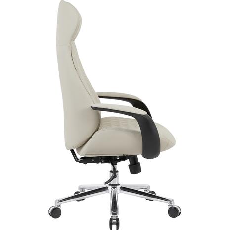 ΚΑΡΕΚΛΑ ΓΡΑΦΕΙΟΥ PREMIUM VELUM HM1233.02 ΜΠΕΖ PU--ΒΑΣΗ ΧΡΩΜΙΟΥ 71x69x116-122Υεκ.