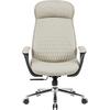 ΚΑΡΕΚΛΑ ΓΡΑΦΕΙΟΥ PREMIUM VELUM HM1233.02 ΜΠΕΖ PU--ΒΑΣΗ ΧΡΩΜΙΟΥ 71x69x116-122Υεκ.