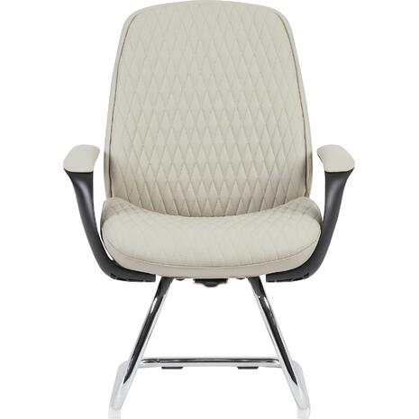 ΚΑΡΕΚΛΑ ΕΠΙΣΚΕΠΤΗ VELUM-s HM1235.02 ΜΠΕΖ PU--ΒΑΣΗ ΧΡΩΜΙΟΥ 71x60x100Υεκ.
