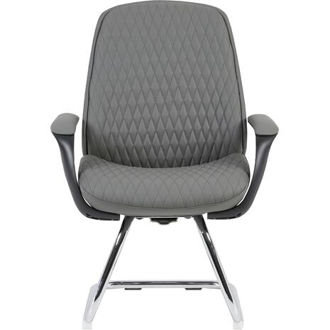 ΚΑΡΕΚΛΑ ΕΠΙΣΚΕΠΤΗ VELUM-s HM1235.10 ΓΚΡΙ PU--ΒΑΣΗ ΧΡΩΜΙΟΥ 71x60x100Υεκ.