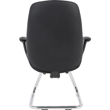 ΚΑΡΕΚΛΑ ΕΠΙΣΚΕΠΤΗ VELUM-s HM1235.01 ΜΑΥΡO PU--ΒΑΣΗ ΧΡΩΜΙΟΥ 71x60x100Υεκ.