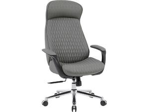ΚΑΡΕΚΛΑ ΓΡΑΦΕΙΟΥ PREMIUM VELUM HM1233.10 ΓΚΡΙ PU--ΒΑΣΗ ΧΡΩΜΙΟΥ 71x69x116-122Υεκ.