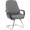 ΚΑΡΕΚΛΑ ΕΠΙΣΚΕΠΤΗ VELUM-s HM1235.10 ΓΚΡΙ PU--ΒΑΣΗ ΧΡΩΜΙΟΥ 71x60x100Υεκ.