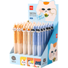 Στυλό gel Deli Lucky Cat erasable 0.5mm μπλε (διάφορα σχέδια) (Μπλε)