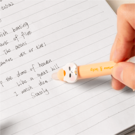 Στυλό gel Deli Lucky Cat erasable 0.5mm μπλε (διάφορα σχέδια) (Μπλε)