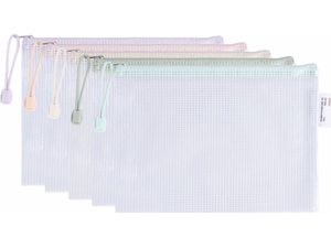 Θήκη-τσαντάκι Deli Colorful A5 PVC με φερμουάρ ασσορτί