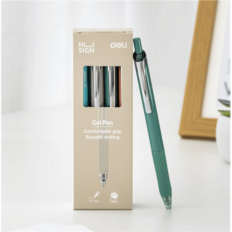 Στυλό Gel Nusign Deli 0.7mm μπλε (Μπλε)