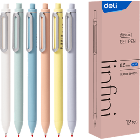 Στυλό gel Deli EG338-BL Linfini 0.5mm μπλε (Μπλε)