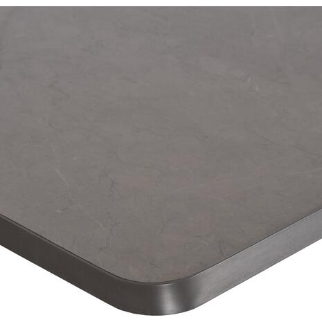ΕΠΙΦΑΝΕΙΑ ΤΡΑΠΕΖΙΟΥ SINTERED STONE HM6656.05 GREY MARBLE--ΠΛΑΙΣΙΟ ALU ΓΚΡΙ 120x80εκ.