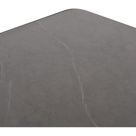 ΕΠΙΦΑΝΕΙΑ ΤΡΑΠΕΖΙΟΥ SINTERED STONE HM6656.05 GREY MARBLE--ΠΛΑΙΣΙΟ ALU ΓΚΡΙ 120x80εκ.