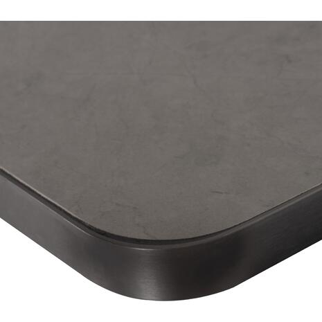 ΕΠΙΦΑΝΕΙΑ ΤΡΑΠΕΖΙΟΥ SINTERED STONE HM6654.05 GREY MARBLE--ΠΛΑΙΣΙΟ ALU ΓΚΡΙ 70x70εκ.