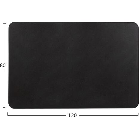 ΕΠΙΦΑΝΕΙΑ ΤΡΑΠΕΖΙΟΥ SINTERED STONE HM6656.01 ΜΑΥΡΗ ΜΕ ΠΛΑΙΣΙΟ ALU ΜΑΥΡΟ 120x80εκ.