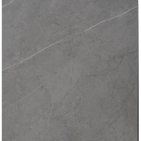 ΕΠΙΦΑΝΕΙΑ ΤΡΑΠΕΖΙΟΥ SINTERED STONE HM6654.05 GREY MARBLE--ΠΛΑΙΣΙΟ ALU ΓΚΡΙ 70x70εκ.