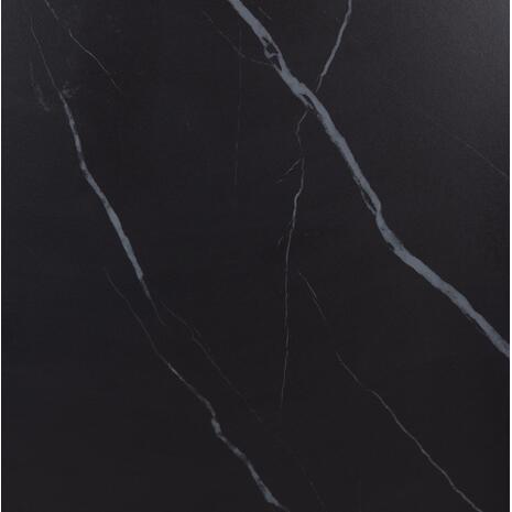 ΕΠΙΦΑΝΕΙΑ ΤΡΑΠΕΖΙΟΥ SINTERED STONE HM6654.03 BLACK MARBLE--ΠΛΑΙΣΙΟ ALU ΜΑΥΡΟ 70x70εκ.