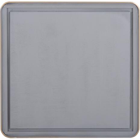ΕΠΙΦΑΝΕΙΑ ΤΡΑΠΕΖΙΟΥ SINTERED STONE HM6654.12 WHITE MARBLE--ΠΛΑΙΣΙΟ ALU ΧΡΥΣΟ 70x70εκ.
