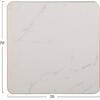 ΕΠΙΦΑΝΕΙΑ ΤΡΑΠΕΖΙΟΥ SINTERED STONE HM6654.12 WHITE MARBLE--ΠΛΑΙΣΙΟ ALU ΧΡΥΣΟ 70x70εκ.