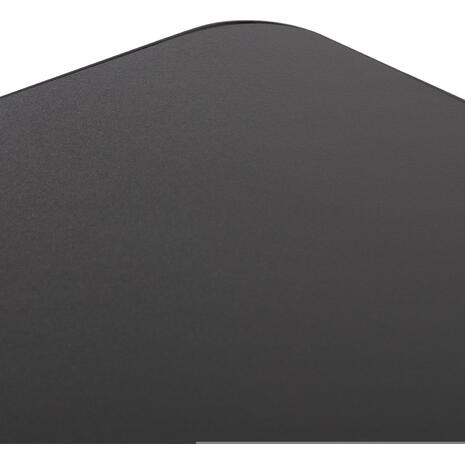 ΕΠΙΦΑΝΕΙΑ ΤΡΑΠΕΖΙΟΥ SINTERED STONE ΤΕΤΡΑΓΩΝΗ HM6654.01 ΜΑΥΡΗ ΜΕ ΠΛΑΙΣΙΟ ALU ΜΑΥΡΟ 70x70εκ.