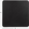 ΕΠΙΦΑΝΕΙΑ ΤΡΑΠΕΖΙΟΥ SINTERED STONE ΤΕΤΡΑΓΩΝΗ HM6654.01 ΜΑΥΡΗ ΜΕ ΠΛΑΙΣΙΟ ALU ΜΑΥΡΟ 70x70εκ.