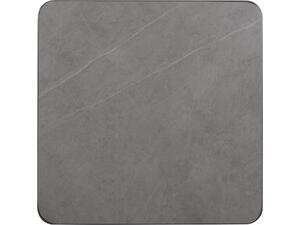 ΕΠΙΦΑΝΕΙΑ ΤΡΑΠΕΖΙΟΥ SINTERED STONE HM6654.05 GREY MARBLE--ΠΛΑΙΣΙΟ ALU ΓΚΡΙ 70x70εκ.