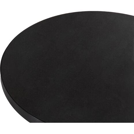 ΕΠΙΦΑΝΕΙΑ ΤΡΑΠΕΖΙΟΥ SINTERED STONE HM6653.01 ΜΑΥΡΗ ΜΕ ΠΛΑΙΣΙΟ ALU ΜΑΥΡΟ Φ70εκ.