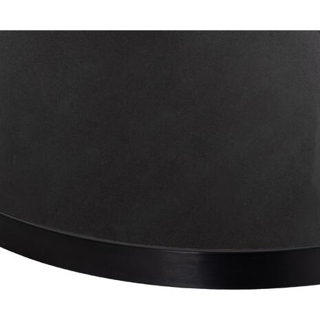 ΕΠΙΦΑΝΕΙΑ ΤΡΑΠΕΖΙΟΥ SINTERED STONE HM6653.01 ΜΑΥΡΗ ΜΕ ΠΛΑΙΣΙΟ ALU ΜΑΥΡΟ Φ70εκ.