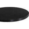 ΕΠΙΦΑΝΕΙΑ ΤΡΑΠΕΖΙΟΥ SINTERED STONE HM6653.01 ΜΑΥΡΗ ΜΕ ΠΛΑΙΣΙΟ ALU ΜΑΥΡΟ Φ70εκ.